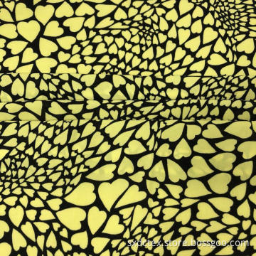 Polyester Wool Dobby Crepe Printed Fabric